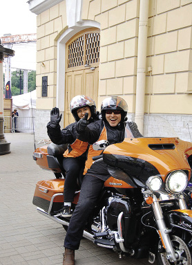 The Harley Days bike festival draws 90,000 participants and guests from 25 different countries.