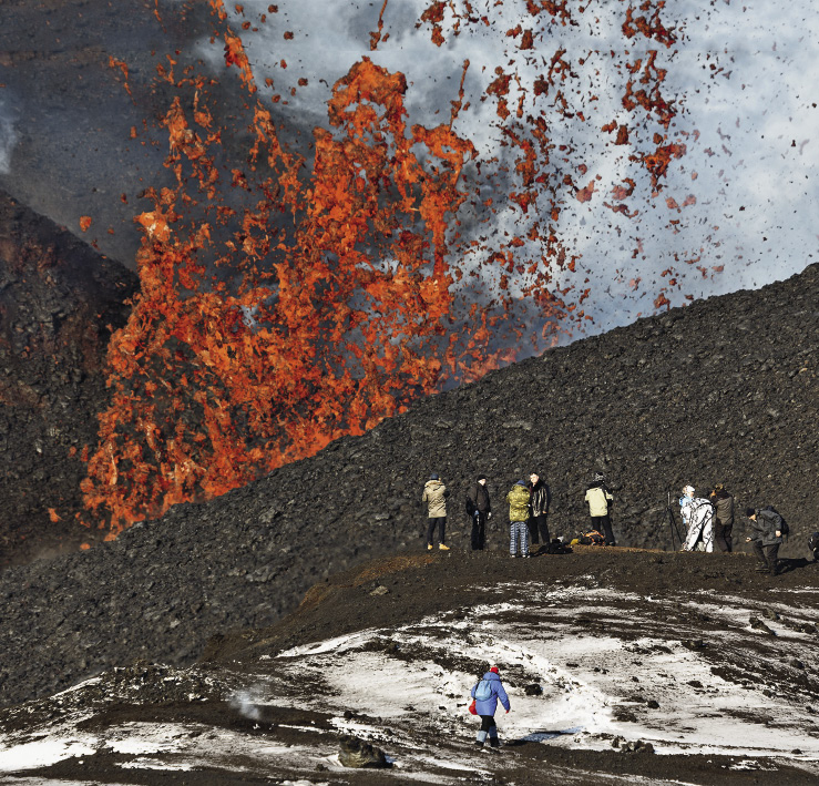The last eruption of Tolbachik Volcano was recorded in 2013.