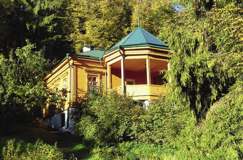 The House- Museum of the writer Mikhail Prishvin is located in a picturesque place in Dunino, near Zvenigorod.